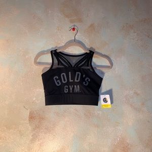 GOLD’S GYM SPORTS BRA (crop top style)